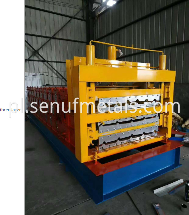 840 Single Layer Metal Forming Machine Coil Glazed Tile Roll Forming Machine15